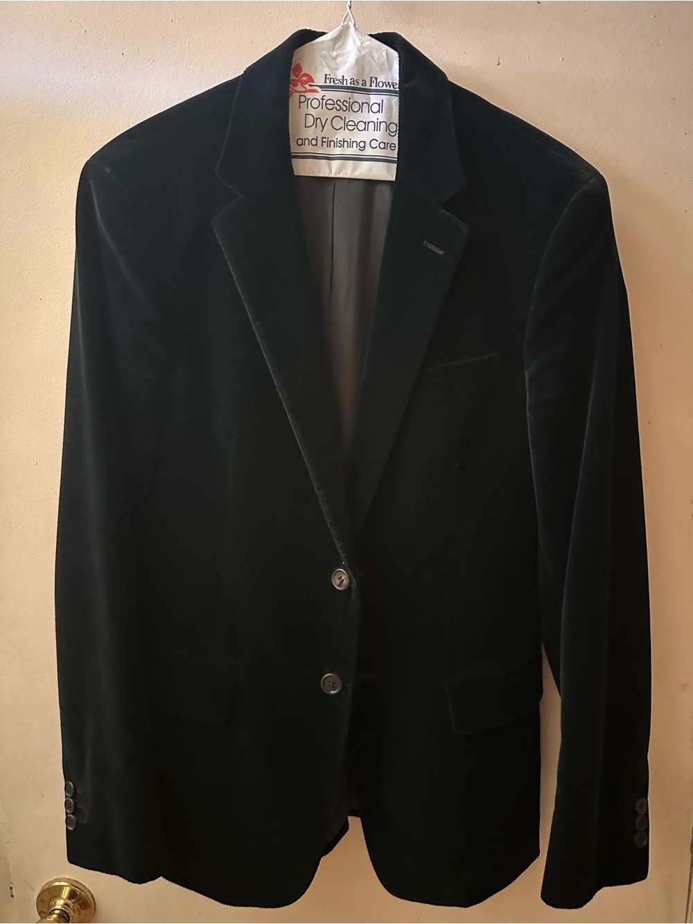 Prada Navy Blue 100% cotton Blazer,Made in Italy